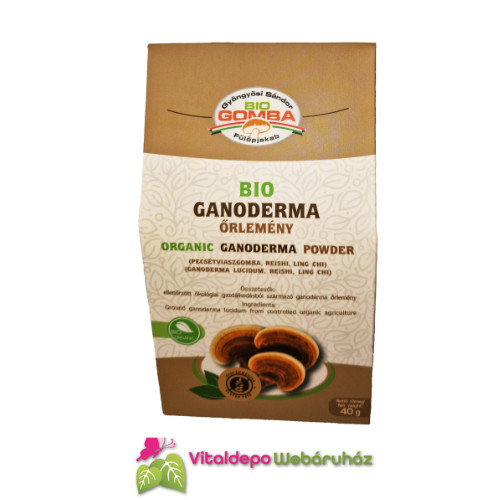 Bio ganoderma őrlemény 40g (MAXI)