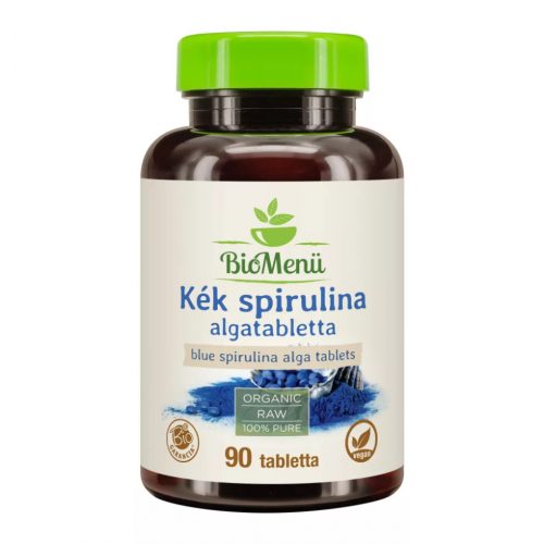 BIOMENÜ Bio kék spirulina alga tabletta 90 db